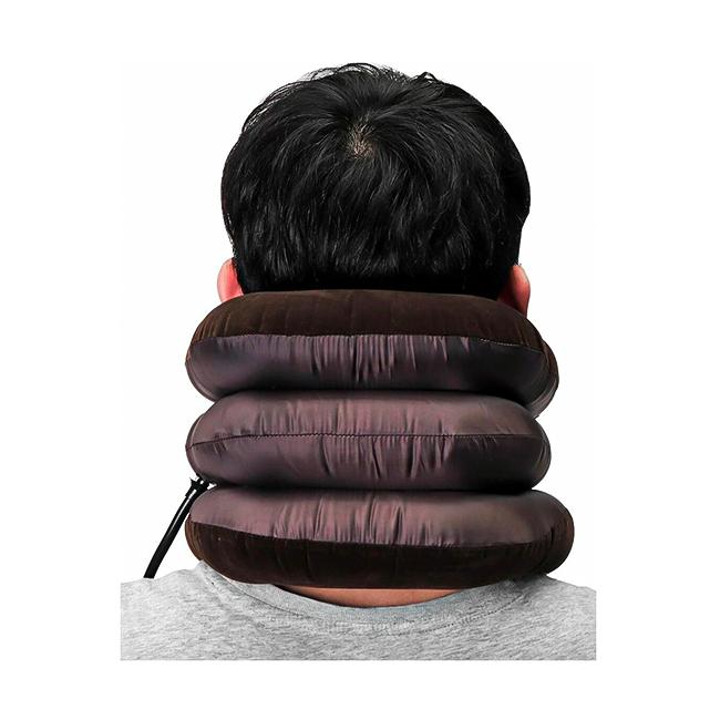 Ортопедическая надувная подушка для шеи