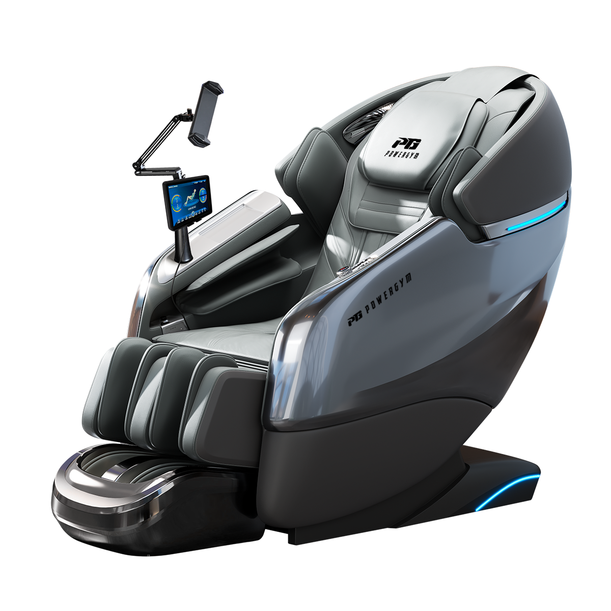 Массажное кресло PowerGym G-6 (серый)