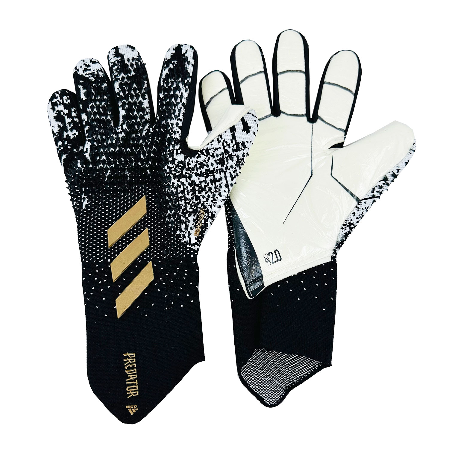 Вратарские перчатки Predator (Черно-белый)