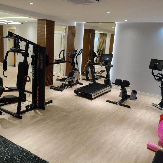 Мультистанция PowerGym, беговая дорожка PG790, эллипсоид E7 PRO, велотренажёр SP50 — дома у клиента