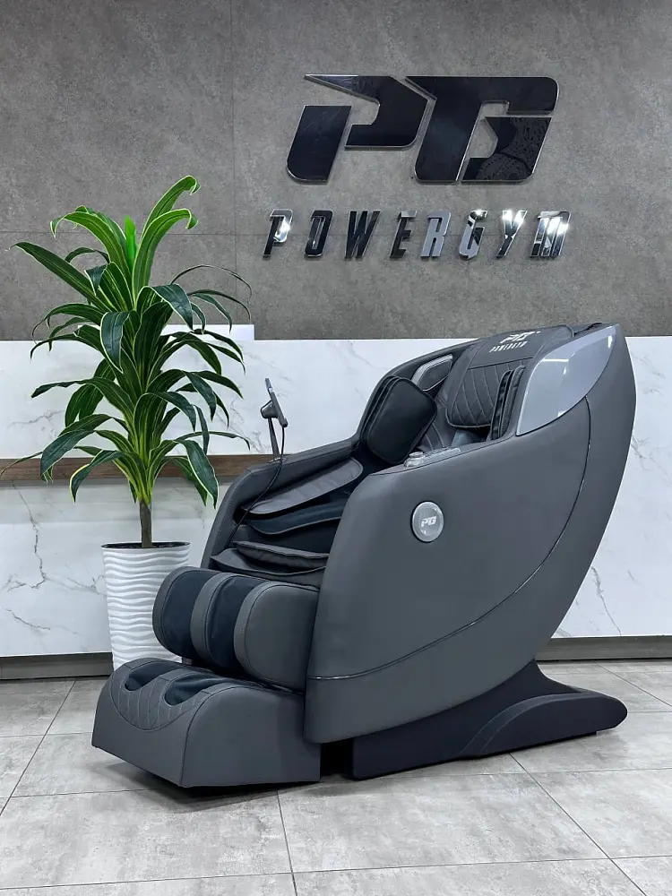 Массажное кресло PowerGym JT-408 серый