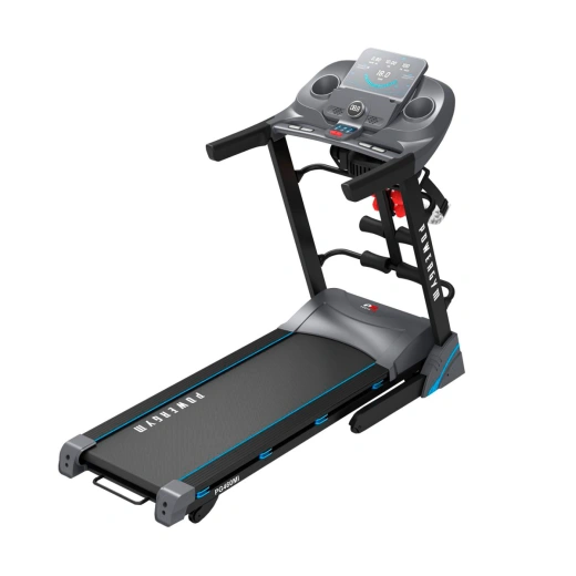 Беговая дорожка PowerGym PG-460MI с массажером и гантелями, домашний тренажёр
