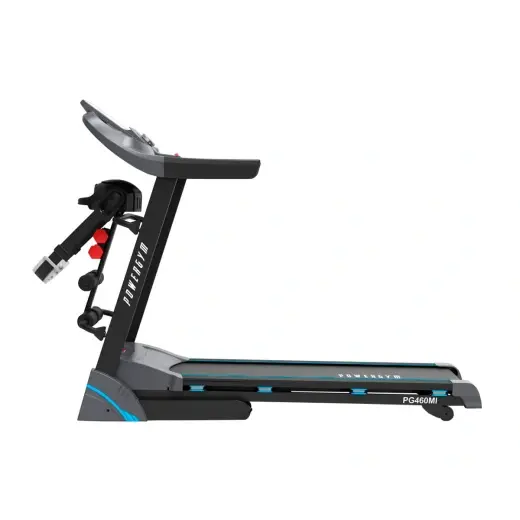 Беговая дорожка PowerGym PG-460MI с массажером и гантелями, домашний тренажёр