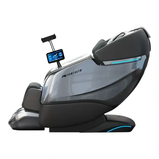 Массажное кресло PowerGym G-7 (серый)