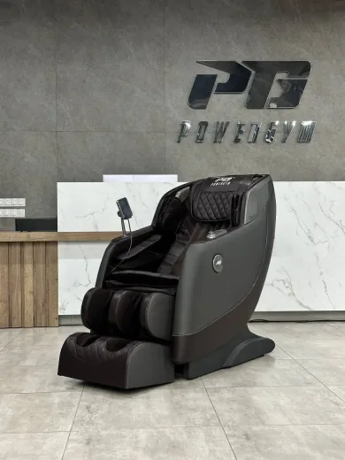 Массажное кресло PowerGym JT-408 коричневый